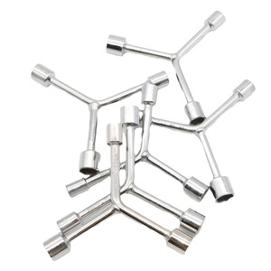Three Way Socket Wrench Set Hexagon Chrome Plated High Carbon Steel For Cycling Repair Tool - Product Image 1