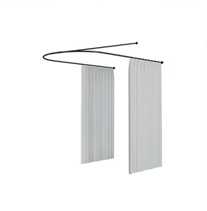 Chine Offre Spéciale Salon de beauté fer Art rideau d'isolation en forme de U conception de rideau pour Salon meilleure qualité vente directe d'usine - Product Image 4