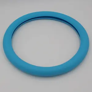 Universale di vendita calda di colore blu 38cm di alta qualità in Silicone morbido copri volante per auto