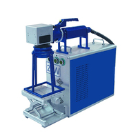 Machine de marquage et de gravure laser à fibre à mise au point automatique pour métal 3D 20W 30W 50W, graveur rotatif pour verre