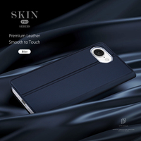 DUX DUCIS-Etui de téléphone portefeuille tactile en forme de peau pour iPhone 16E Pro Max 15 Plus 14 13 12 11 7 8 SE Étuis de livre magnétiques antichoc