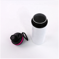 Nouveau Produit en Gros Bouteille d'Eau en Aluminium de 600 ml Vierge pour Sublimation pour Sports et Impression par Sublimation avec Bouchon Coloré