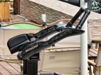Guidon de triathlon WINOWTTT en fibre de carbone, type Aero TT, avec extensions et support Garmin