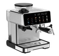 Máquina de Espresso OEM del Fabricante con Molinillo, 20 Bares, 1350W, Filtro Portafiltro de 52mm, Cafetera con 22 Ajustes de Molienda, Tanque de 2.0L