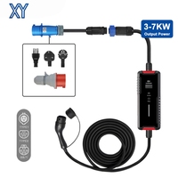 Chargeur EV portable 7kW 11kW 22kW Type 2 32A 16A Niveau 2 EVSE Type 1 Station de recharge IP67 pour véhicule électrique 3.5KW