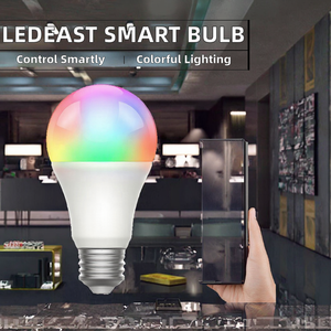 LEDEAST Tuya iluminación inteligente bombillas inteligentes multifuncionales 9W 15W E26/B22 RGBCW regulable LED AC Wi-Fi lámpara - Product Image 2