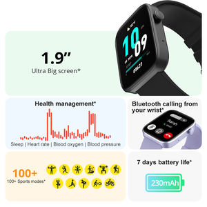 Nuevo Reloj Inteligente <span class=keywords><strong>Callme</strong></span> Reminder Actualizado, Reloj Inteligente Deportivo de Moda con Podómetro, Resistente al Agua IP68, Serie COLMI - Product Image 4