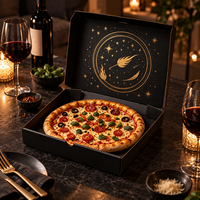 HAIXING hoogwaardige golfkartonnen bedrukte pizzadozen golfkartonnen pizzadoos verpakkingsdoos