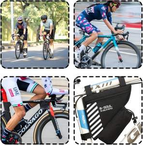 Free Sample Good Quality Waterproof Black Travel <b>Bicycle</b> Bag <b>Bicycle</b> Tail Bag Tear Seat Tube Saddle Frame Bag Bike <b>Accessories</b> - Product Image 6