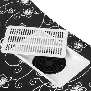 Portable Manicure <b>Table</b> Modern Minimalist Black Manicure <b>Table</b> with Wheels That Can Be <b>Folded</b> Complimentary Storage Bag - Product Image 5