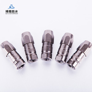 New Golden Stainless Steel Standard Grease Nipple Connecting Grouting Machine Injection Packer for <b>Waterproofing</b> <b>Materials</b> - Product Image 6