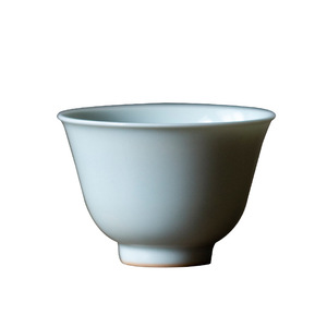 Porcelain <b>Tea</b> Cup Round Open Mouthed Master Cup For Kung Fu <b>Tea</b> <b>Set</b> Afternoon <b>Tea</b> Use - Product Image 5