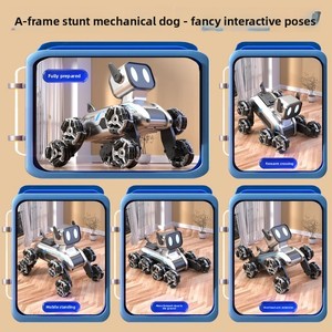 <span class=keywords><strong>Robot</strong></span> chien intelligent à commande vocale interactive - Voiture de cascades à 8 roues contrôlée par geste - Jouet éducatif pour enfants - Product Image 3