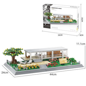 Wange 5233 Casa Farnsworth, Illinois, EE. UU., Atracción Turística, 661 Piezas, Bloques de Construcción para Niños, Juguete de Plástico - Product Image 5