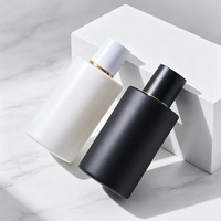 Botol Parfum Kaca 100ml Logo Kustom Kelas Atas, Botol Semprot Hitam Matte untuk Kemasan Parfum Mewah
