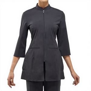 Uniforme de Trabajo para Esteticistas, Túnica de Algodón, Servicio OEM, Impresión Serigráfica, Color Personalizado, Detección de Agujas, para Spa Unisex - Product Image 3