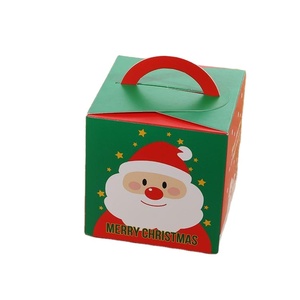 Feliz Navidad Caja de embalaje de papel Santa Claus Favor Caja de regalo Feliz Año Nuevo <span class=keywords><strong>Chocolate</strong></span>/Candy Box Party - Product Image 3
