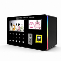 Distributeur automatique de parfums intelligent, avec écran tactile et paiement sans espèces par QR Code, destiné aux centres commerciaux, hôtels et bars