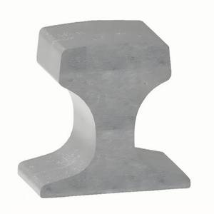 Riel de grúa serie <span class=keywords><strong>ISCR</strong></span> Riel de acero estándar indio para grúas portuarias e industriales ISCR50/60/70/80/100/120 - Product Image 3