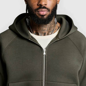 Fabricante de Sudaderas con Capucha, Venta al Por Mayor a Precio Económico, Conjunto Deportivo para Hombre, <span class=keywords><strong>Chándal</strong></span> Personalizado de Algodón, Poliéster y Elastano para Correr - Product Image 1