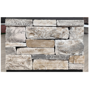 Elcorona <span class=keywords><strong>H04</strong></span> nhân tạo ngẫu nhiên xếp chồng lên nhau đá tường giả ngoài trời đá mặt tiền sản xuất đá Veneer - Product Image 3