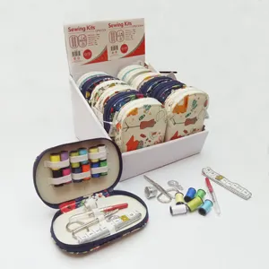 Hoge Kwaliteit Fabriek Draagbare Mini Reizen Naaien Kit Groothandel Kleine Naaien Craft Kit Set Box Reizen Naaien Kit