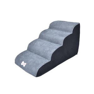 Four Step <b>Pet</b> Stair For Cats And Dogs With Zipper Washable Bedside <b>Sofa</b> Accessory Wear Resistant Polyester Fill - Product Image 1