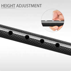 Canne de marche en fibre de carbone avec poignée en <span class=keywords><strong>bois</strong></span>, canne de randonnée réglable pour personnes âgées, cadeau - Product Image 5