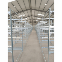 Nouvel équipement de cage à poulets de chair en fil galvanisé en H pour plus de 50 000 poulets, grande cage automatique pour ferme avicole