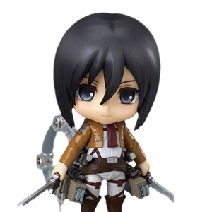 Mô hình nhân vật anime Mikasa Ackerman phiên bản Q của Nendoroid Attack on Titan 365, có tính năng thay đổi khuôn mặt linh hoạt, chất liệu nhựa. - Product Image 1