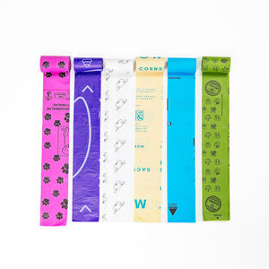 Tas kotoran anjing dapat terurai dengan Logo kustom anti-bocor ekstra tipis portabel - Product Image 1