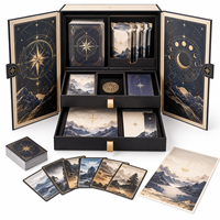 Boîte de collection édition limitée personnalisée, emballage rigide de luxe en papier avec insert multicouche pour cartes, pièces de monnaie, certificats