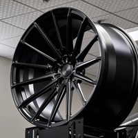 Jantes en alliage d'aluminium forgé sur mesure, usinées CNC, multi-branches, noires, pour Porsche Cayenne Range Rover, directement de l'usine