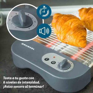 TSP Minisize 300w 1 Or 2 Slice Flat <b>Toaster</b> With Toasting Function For Kitchen Use - Product Image 3