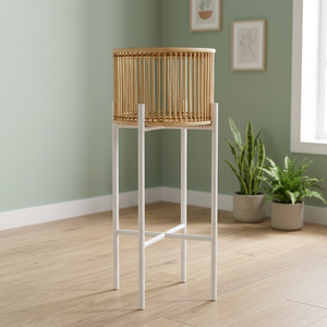 Rattan Planter & Metal Stand - Product Image 2