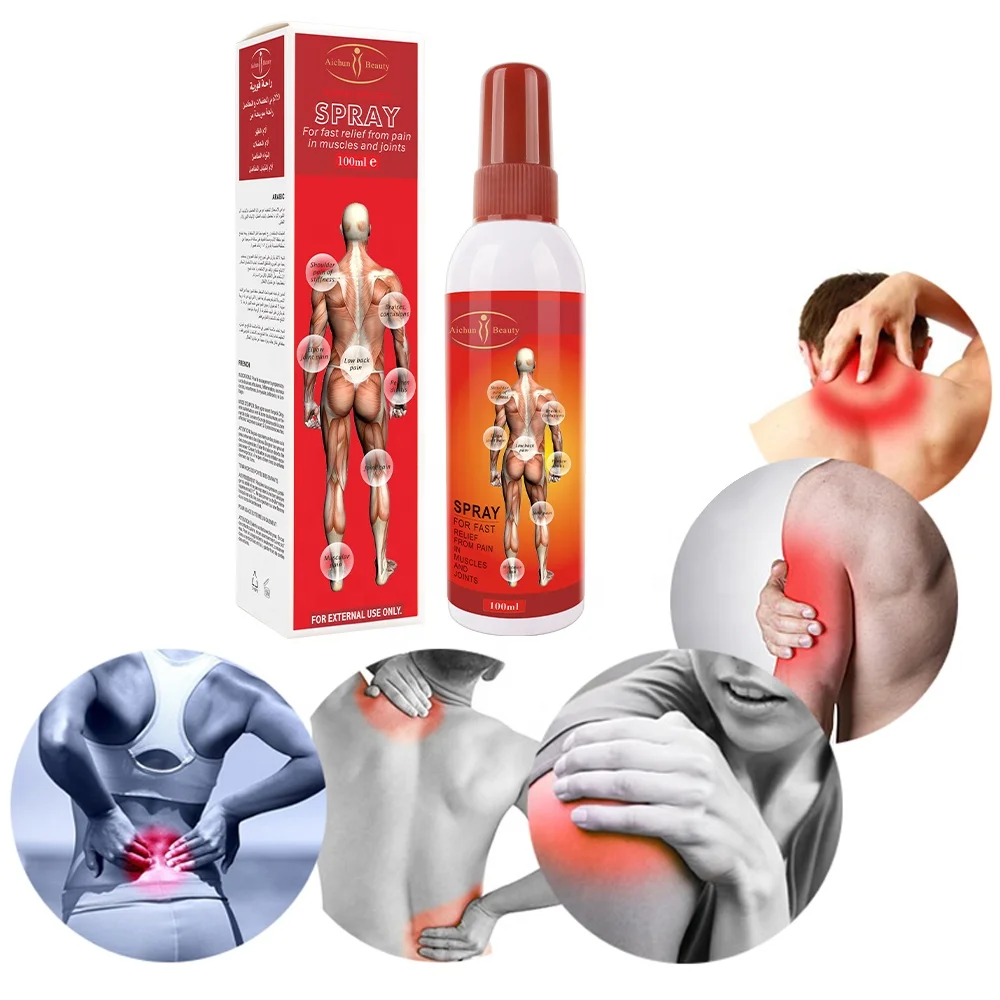 Aichun Beauty Pain Relief Spray for Muscles & Joints 100ml OEM