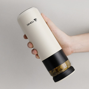 Botella de agua con aislamiento cerámico Tomic de 500 ml, térmica, para separar el té y el agua - Product Image 3