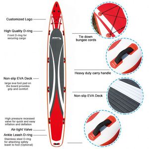 DAMA Surfboard Outdoor <b>Inflatable</b> Sup Board Paddle Water Sports Surfing DF880 Couple Air Sup Soft Surfboard <b>Inflatable</b> - Product Image 5