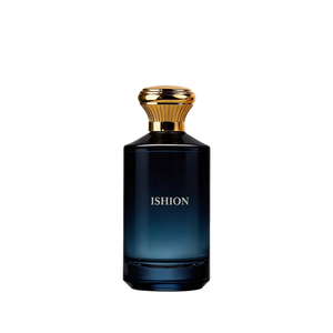 Botellas de Perfume de Vidrio de <span class=keywords><strong>Alta</strong></span> Calidad de 30 ml, 50 ml y 100 ml, Diseño Redondo, Botella de Perfume Azul de Lujo con Caja - Product Image 3