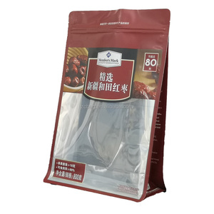 Snack <span class=keywords><strong>Sac</strong></span> Gravure Impression Cmyk Bioplastique Fond Plat Boxpouch Stand Up Zip Lock 500g Alimentaire Compostable Emballage Imprimante <span class=keywords><strong>Sac</strong></span> - Product Image 1