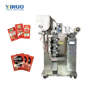 Yijianuo Automatic Three Side Sealing Filling Machine Sachet Water Milk Food Oil Filling Machine Liquid Packaging Machine