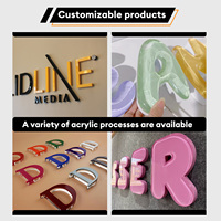 Enseignes commerciales CARREY, signalétique en acrylique, enseigne en acrylique personnalisée, découpe au laser, lettres en relief, lettres en plastique acrylique 3D
