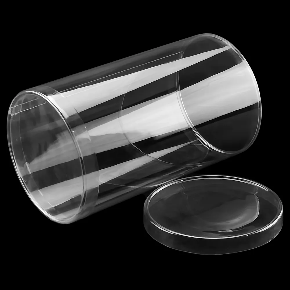 Plastic Boxes Plastic Cylinder Packaging Accepted Custom Clear Cylinder Gift Box Packaging Cylinder Box With Lid