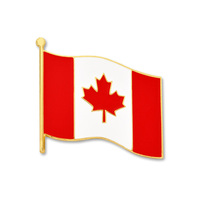 Épinglette personnalisée en métal avec drapeaux du Canada, d'Australie, de Singapour, de Malaisie, épinglette émaillée personnalisée pour costume, épinglette unique avec drapeau mondial