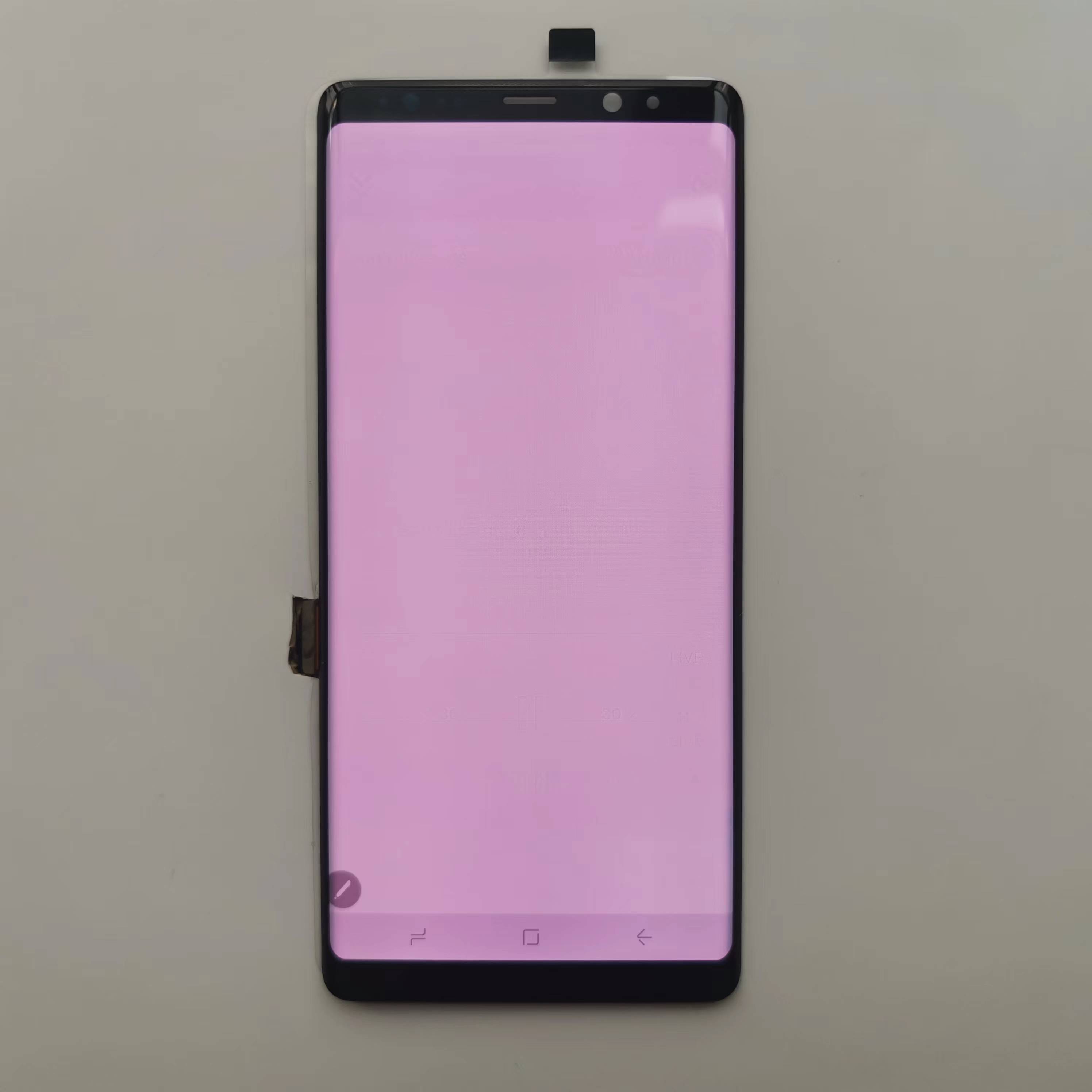 Pantalla marcas de quemaduras leves