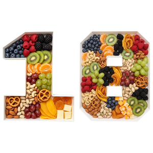 White Paper Number <b>Box</b> 18 Custom Shape Packaging <b>Box</b> for Gift Display and Event Decoration - Product Image 1