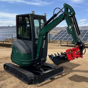 免费送货 2 吨迷你挖掘机工厂 CE/EPA 久保田发动机挖掘机迷你挖掘机出售 - Product Image 1