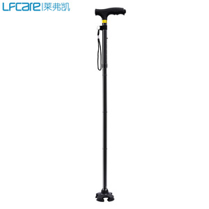 Bastón Telescópico Plegable Lefkae de Aleación de Aluminio, Altura Ajustable, Antideslizante, para Personas Mayores - Product Image 4