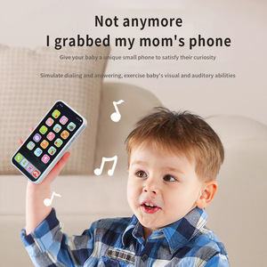 Giocattoli Educativi per Bambini Telefoni Cellulari Puzzle Telefoni Musicali Multi-modalità con Schermo Touch Simulazione Telefono Portatile - Product Image 3