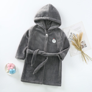 Unisex Multi-colore <span class=keywords><strong>accappatoio</strong></span> con cappuccio <span class=keywords><strong>per</strong></span> bambini morbido caldo di flanella <span class=keywords><strong>per</strong></span> bambini <span class=keywords><strong>accappatoio</strong></span> <span class=keywords><strong>per</strong></span> bambina - Product Image 4
